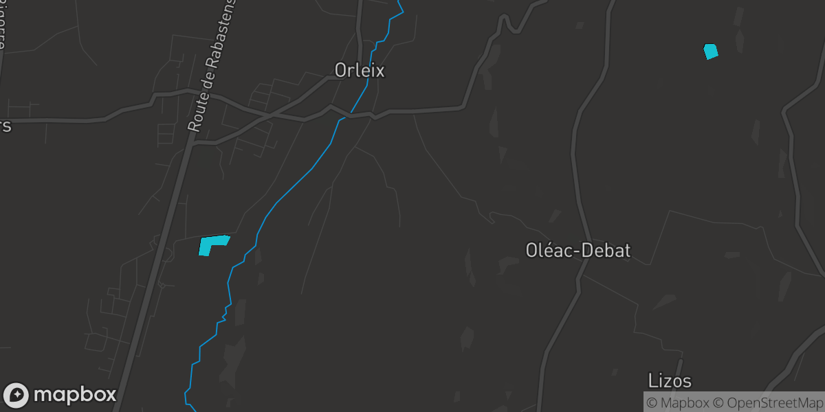 Ruisseau de l'Ousse (Orleix, Hautes-Pyrénées, France)